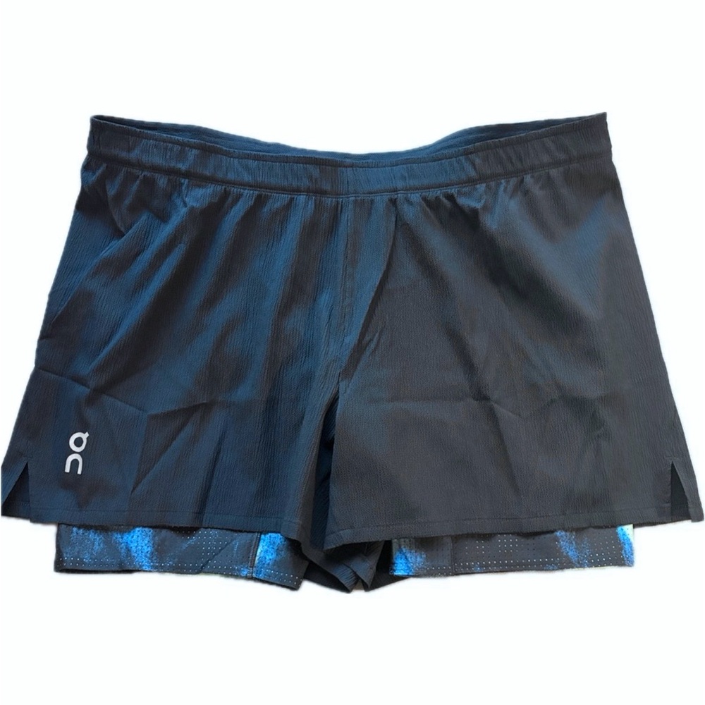 On Running Black Performance 2-in-1 Shorts